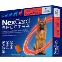 FRONTLINE 福来恩 NexGard Spectra超可信 宠物驱虫药大型犬XL号3片整盒