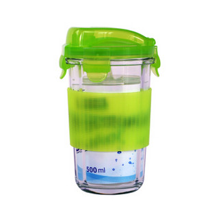 Glasslock 三光云彩 RC105B-G 钢化玻璃水杯 绿色 500ml