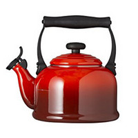 Le Creuset 酷彩 经典碳钢烧水壶 2.1L 樱桃红色