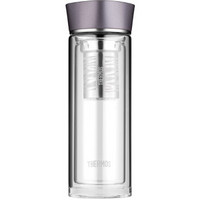 THERMOS 膳魔师 TCGB-400 GY 水纹行者款 双层玻璃杯 400ml