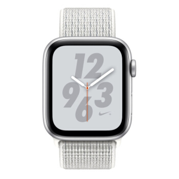 apple 苹果 watch series4 智能手表 银色 nike雪峰白(gps 蜂窝)40mm