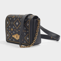 拉夫劳伦Polo Ralph Lauren Brooke小号小牛皮链条斜挎包