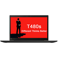  ThinkPad T480s（0UCD）14英寸笔记本电脑（i7-8550U、16GB、1TB、MX150 2G）