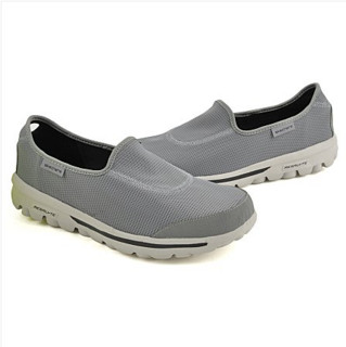 SKECHERS 斯凯奇 GO WALK 2 53514C/G RY 男式一脚蹬休闲鞋 灰色 43.5