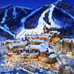 张家口太舞滑雪小镇 太舞酒店1-3晚+双人自助早+双人全天雪票