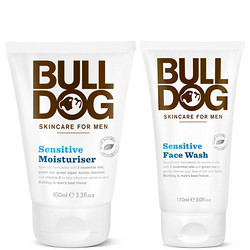 BULL DOG 敏感肌面部护理套装（洗面奶150ml+保湿霜100ml）