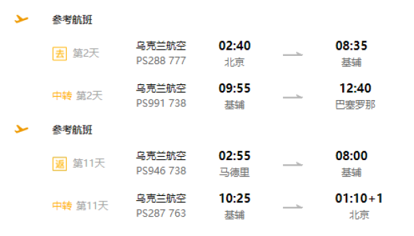 北京-西班牙+葡萄牙12天跟团游(全程宿当地四星酒店)