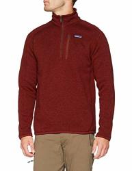 Patagonia Better Sweater 1/4 拉链羊毛男式套头衫