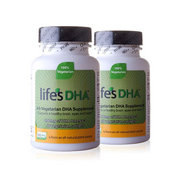 DSM 帝斯曼 Life's DHA 海藻油胶囊 60粒/瓶  2瓶装 *2件