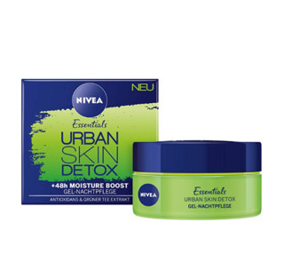 NIVEA 妮维雅 Urban Skin Detox 绿茶保湿舒缓晚霜 50ml *3瓶