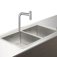 Hansgrohe 汉斯格雅 梦迪诗Select200 厨房水槽套餐 双槽