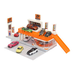 takara tomy 多美卡 合金场景玩具 双层停车场 *2件