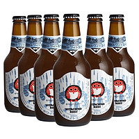 限沪粤桂琼：Hitachino Nest 常陆野猫头鹰 白啤酒 330ml*6瓶 *3件