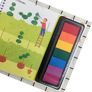 《英国幼儿经典创意指印游戏书 · 花园》