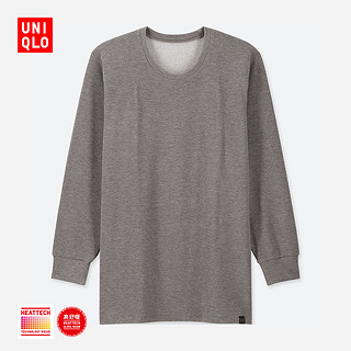 UNIQLO 优衣库 HEATTECH ULTRA WARM 408120 男士圆领T恤