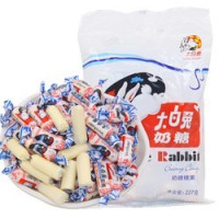 大白兔 奶糖 散装 200g + 仔仔棒棒糖*2