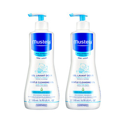 12日0点：mustela 妙思乐 婴儿洗发沐浴露二合一 500ml