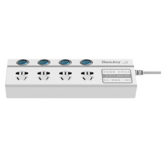 Huntkey 航嘉  SSG402 新国标插座家用多功4插位接线板
