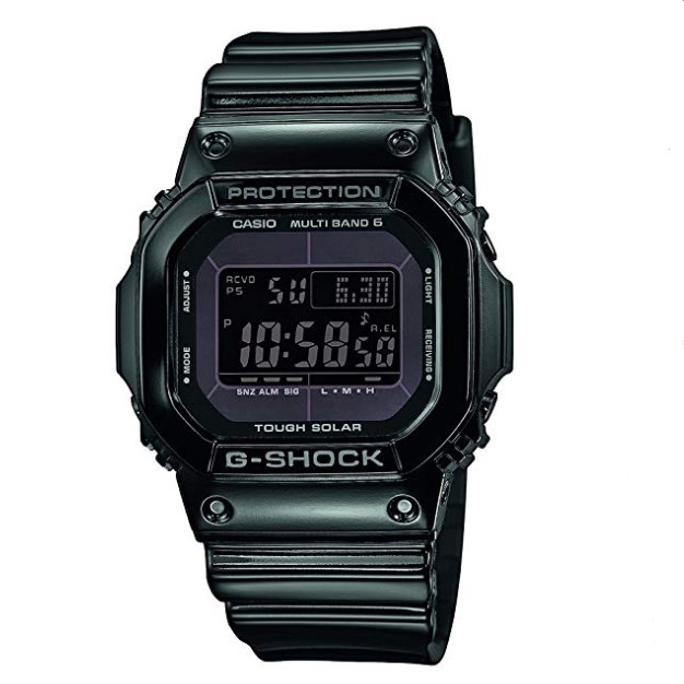 有券的上：CASIO 卡西欧 G-SHOCK GW-M5610BB-1 男士太阳能电波腕表 