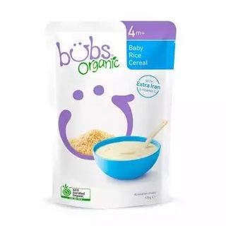 Bubs 有机婴儿米粉 125g*10+混合谷物米粉 125g*6 *5件