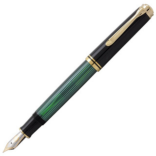 Pelikan 百利金 Souverän帝王 M800 钢笔 (18K、树脂、F 0.5mm、蓝黑色)