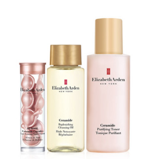 Elizabeth Arden 伊丽莎白·雅顿 时空胶囊随心礼包（粉胶7粒+洁颜油30ml+爽肤水50ml）