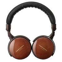 audio-technica 铁三角 ATH-ESW990H 耳罩式头戴式动圈有线耳机 棕色 3.5mm