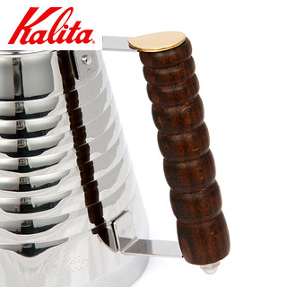 Kalita 卡莉塔 不锈钢木柄咖啡手冲壶 (1.0L、细口壶 )