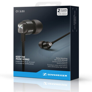 SENNHEISER 森海塞尔 CX3.00 入耳式动圈降噪有线耳机