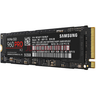 SAMSUNG 三星 960PRO 512G NVMe M.2 MZ-V6P512BW 固态硬盘