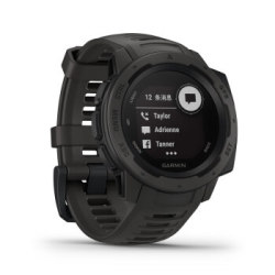 GARMIN 佳明 京选尚品X佳明 时尚手表 instinct本能石墨灰 GPS蓝牙多功能跑步军迷运动表户外北斗心率防水表