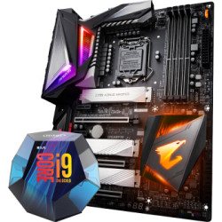 GIGABYTE 技嘉 Z390 主板+intel  Core i9-9900K 处理器 板U套装