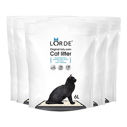 LORDE 里兜 宠物猫砂 豆腐砂 6L*5袋装 *2件