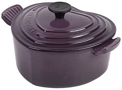 Le Creuset 酷彩 25cm 心形铸铁锅具/炖锅 紫罗兰色