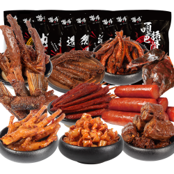 嘴痒 肉类零食大礼包 共10包 158g