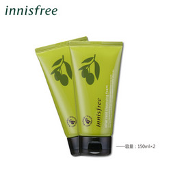 innisfree 悦诗风吟 橄榄油泡沫洁面乳150ml 2只装