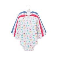 Carter's 女童碎花长袖连体衣 4件套