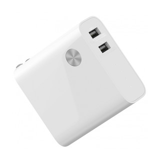 Xiaomi 小米 CBQ01ZM 移动电源充电器二合一 白色 5000mAh 双模式快充