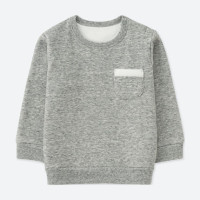 优衣库 UNIQLO 优衣库 婴童仿羊羔绒运动衫
