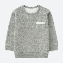 优衣库 UNIQLO 优衣库 婴童仿羊羔绒运动衫