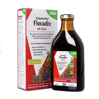 Salus 铁元 Floradix 红铁 补铁补气营养液 500ml*2瓶