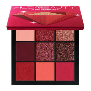 HUDA BEAUTY 钻石痴迷系列九宫格眼影盘 #Ruby红钻 9.9g