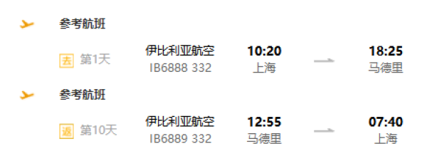芬兰/伊比利亚航空等执飞，全程四星酒店！北京/上海/南京-西班牙+葡萄牙11天9晚跟团游