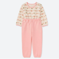 优衣库 UNIQLO 优衣库 婴幼儿压线睡衣