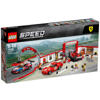LEGO 乐高 Speed Champions 超级赛车系列 75889 赛车法拉利体验中心