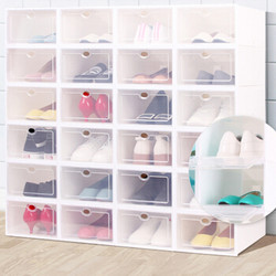 京惠思创 JH0655 长方形透明鞋盒收纳盒 6个装 女款 *3件