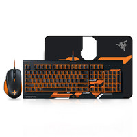 RAZER 雷蛇 穿越火线十周年定制 键鼠垫套装 （巴塞利斯蛇鼠标+萨诺狼蛛键盘+重装甲虫垫） +凑单品