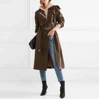 BURBERRY 博柏利 1056186 女士华达呢风衣