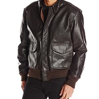 美军现役飞行员夹克Cockpit USA Men's U.S. Air Force 21st Century A-2 Goatskin Leather