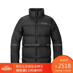 Columbia/哥伦比亚户外18秋冬新品男款热能保暖700蓬羽绒服PM5563 010 M